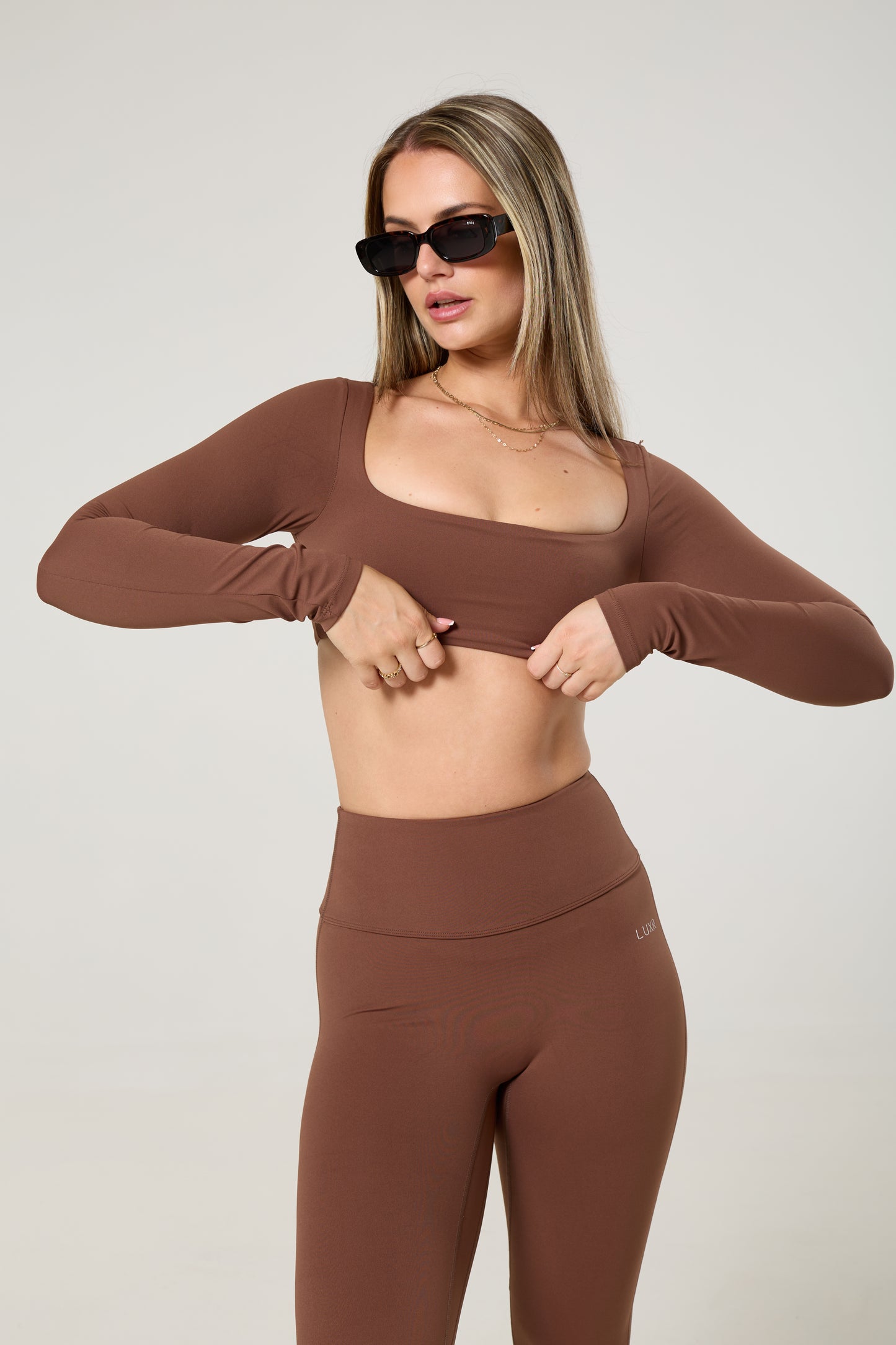 Long sleeved crop top