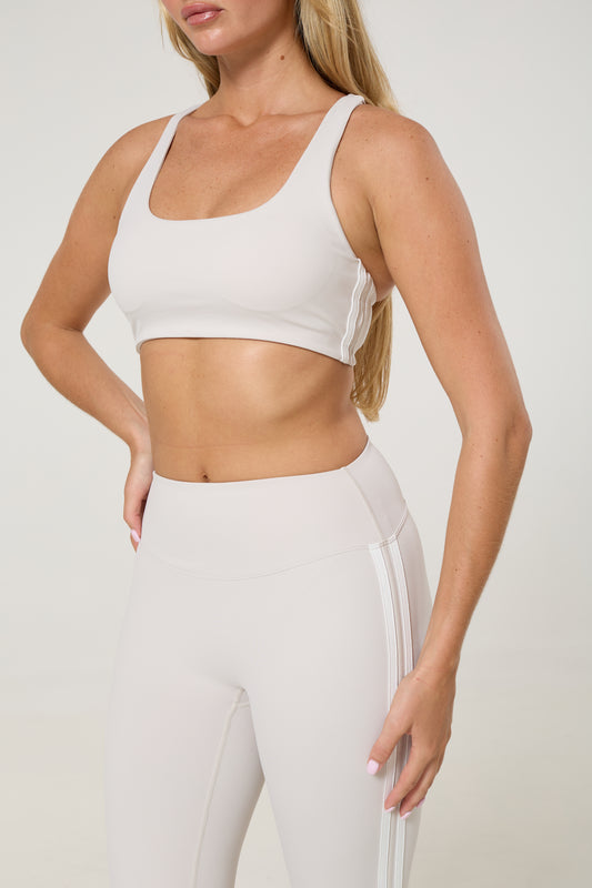 Deluxe striped cropped top