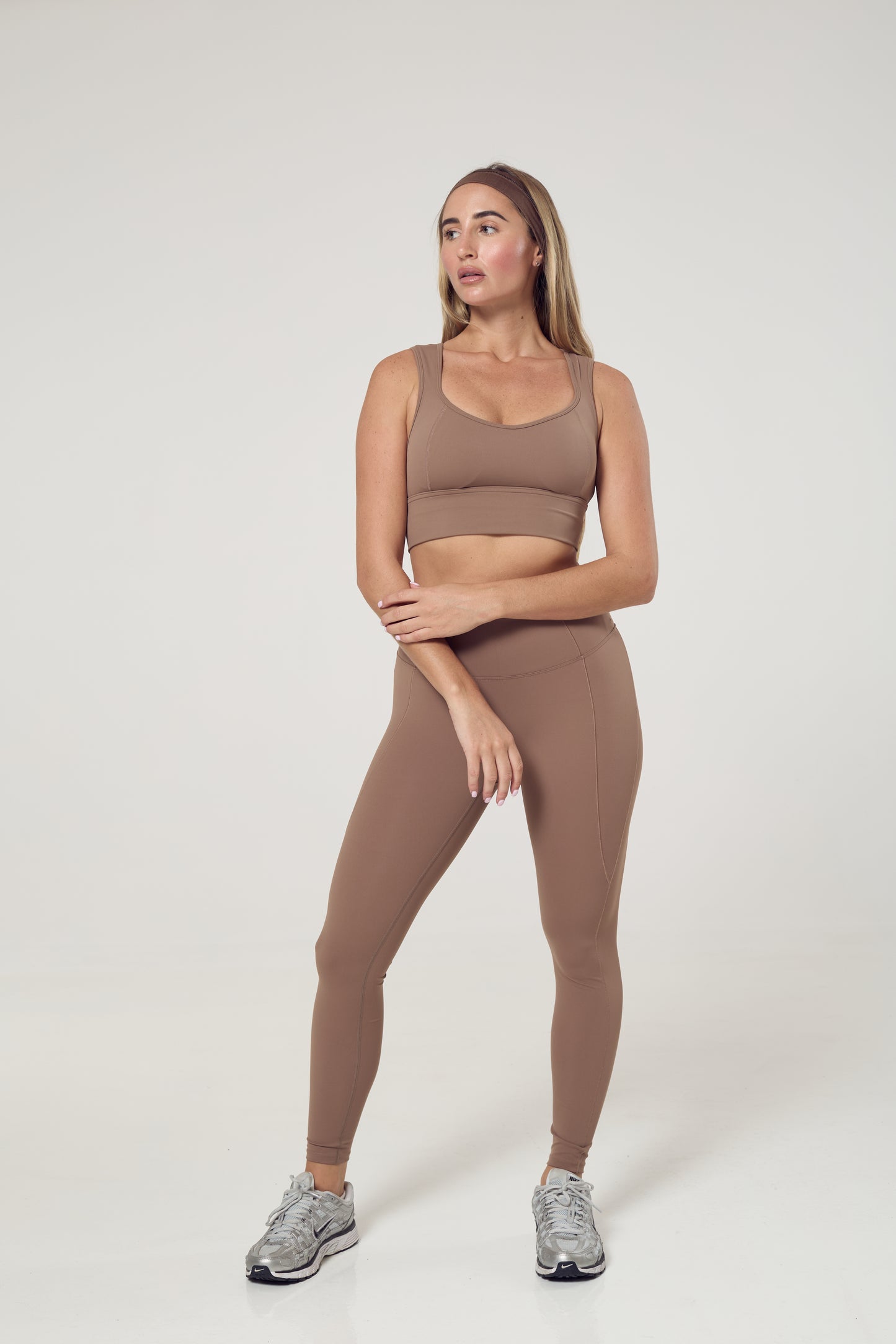 Square back bra & leggings set