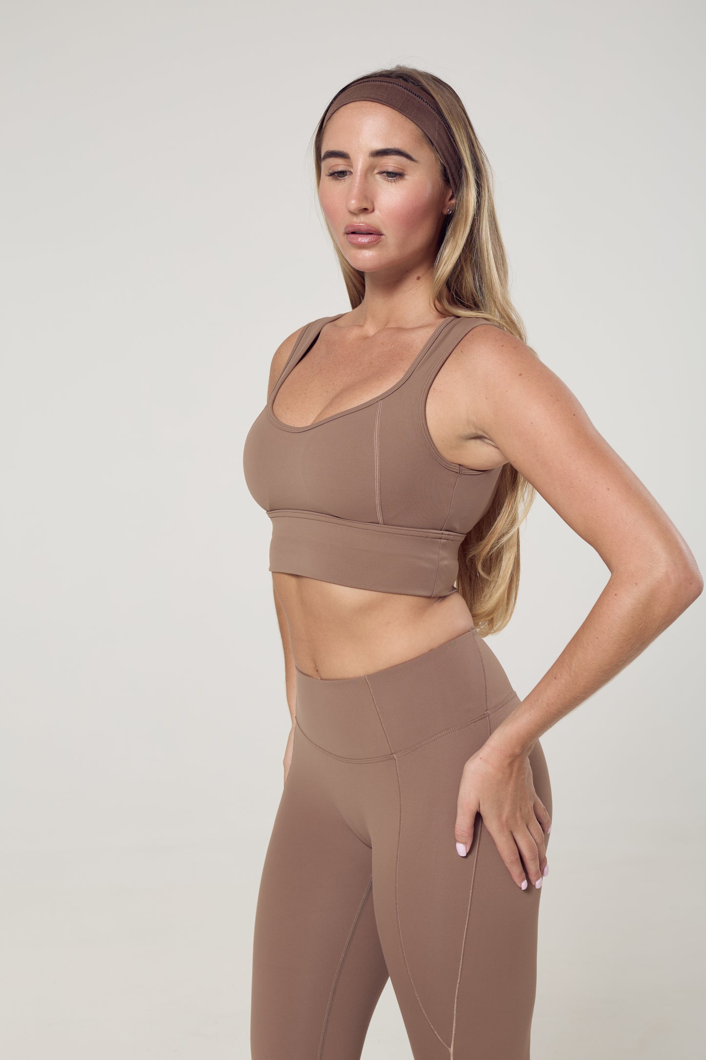 Square back bra & leggings set