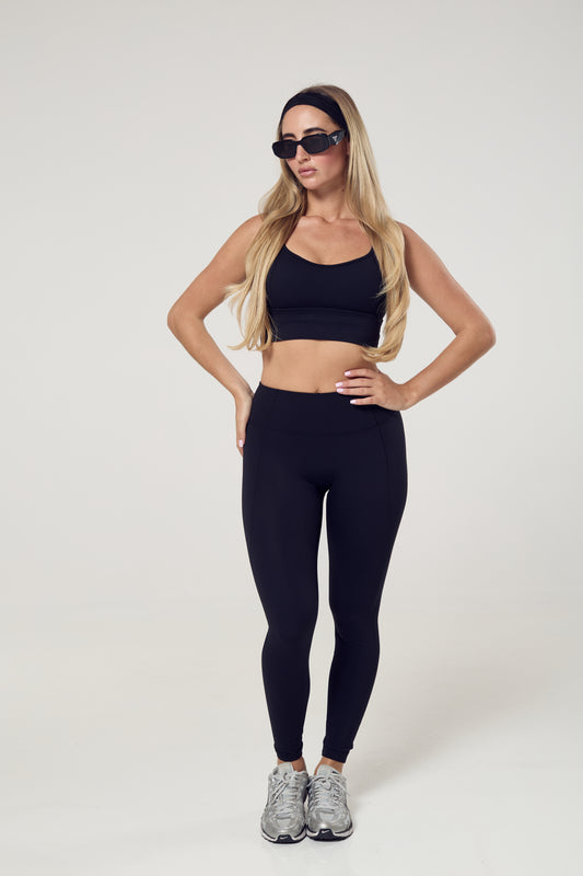 Square back bra & leggings set