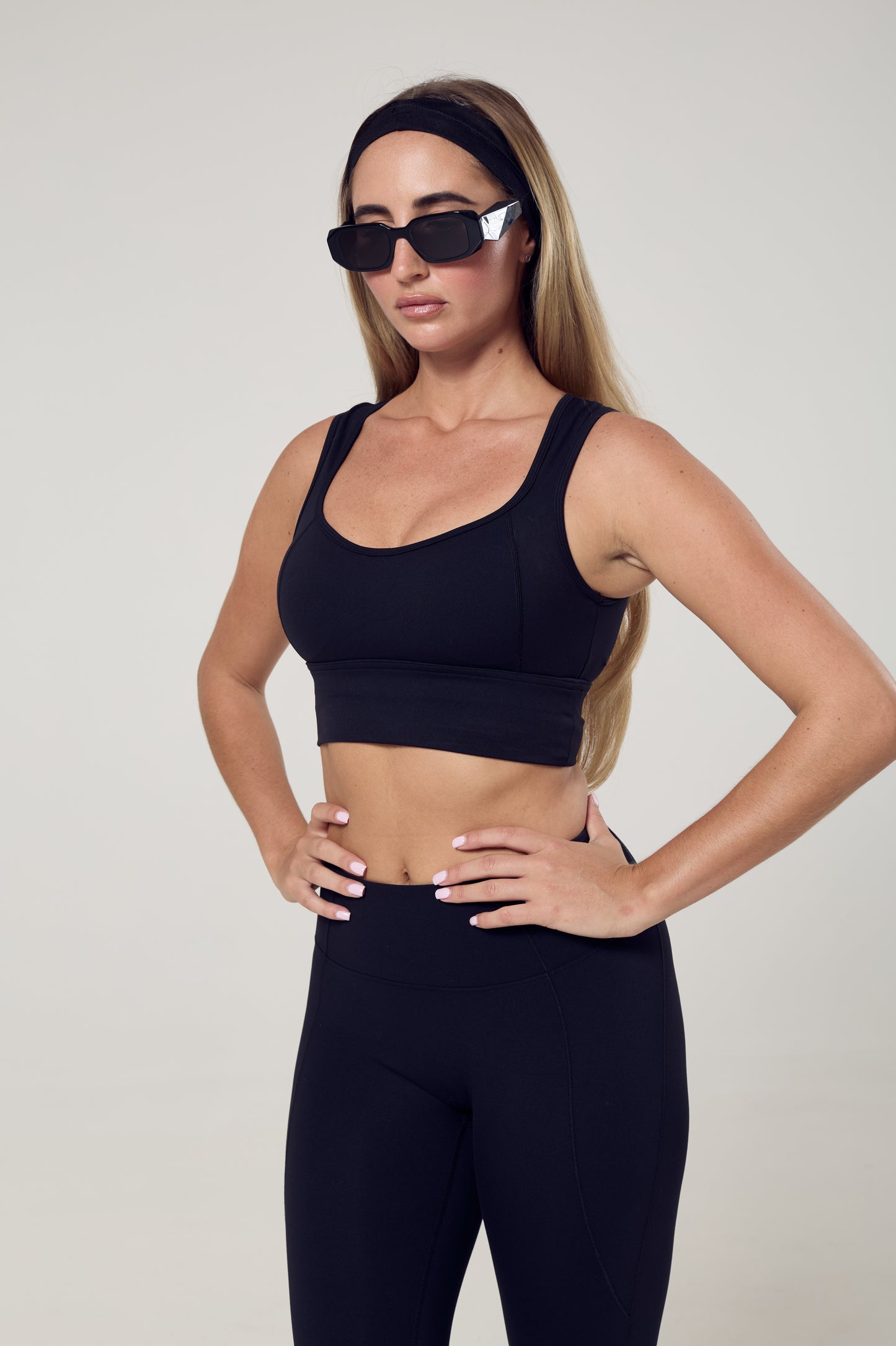 Square back bra & leggings set