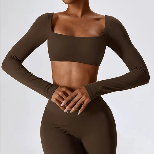 Long Sleeve Crop Top