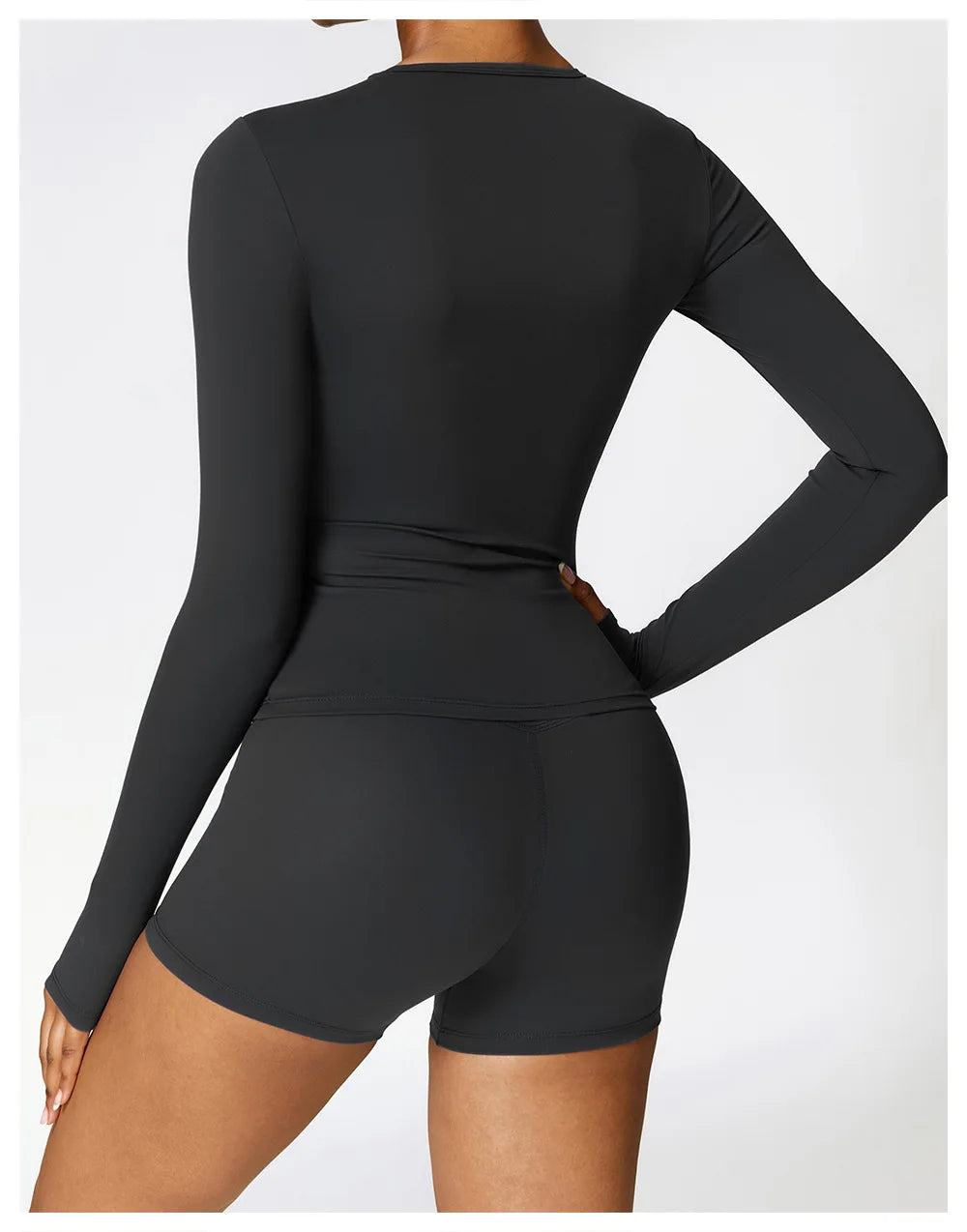 Long sleeve top/ Shorts set